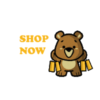 Bear Shopping Sticker by Carousel for iOS & Android | GIPHY