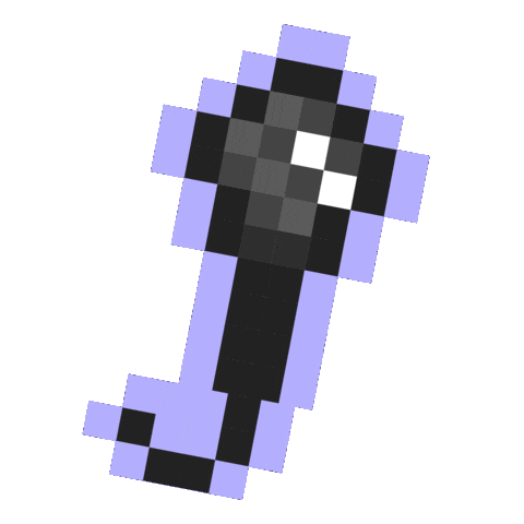 Pixel Art Craft Sticker by Paribu Art