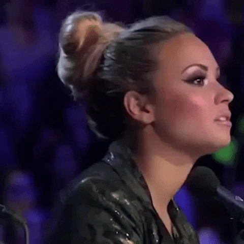 Demi Lovato Reaction GIF by X Factor Global