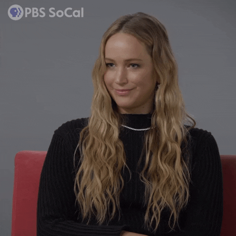 Jennifer Lawrence Nod GIF by PBS SoCal