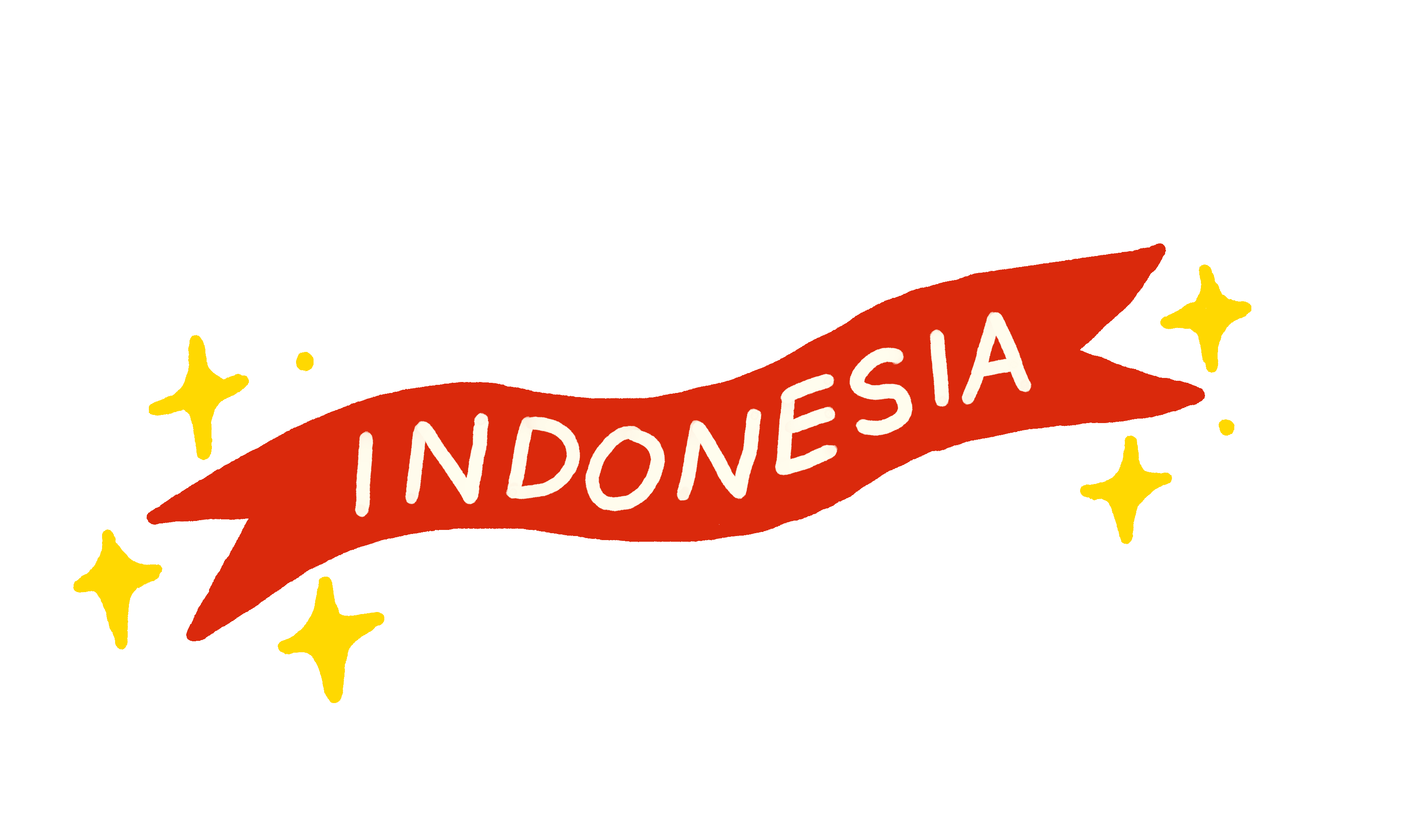 Indonesia Merdeka Sticker by ayangcempaka for iOS & Android | GIPHY