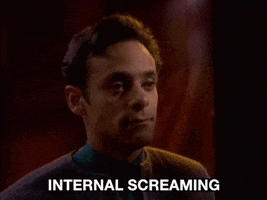 Screaming Internally Star Trek GIF