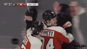 Happy Philadelphia Flyers GIF by NHL
