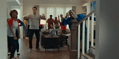 Excited House Party GIF by Zaxby's