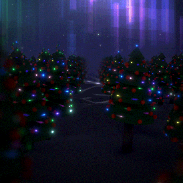 Northern Lights Christmas GIF by xponentialdesign