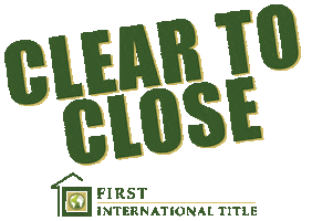 First International Title Sticker