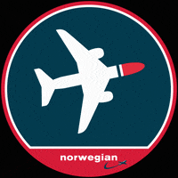 Plane Solidarity GIF by Norwegian Airlines