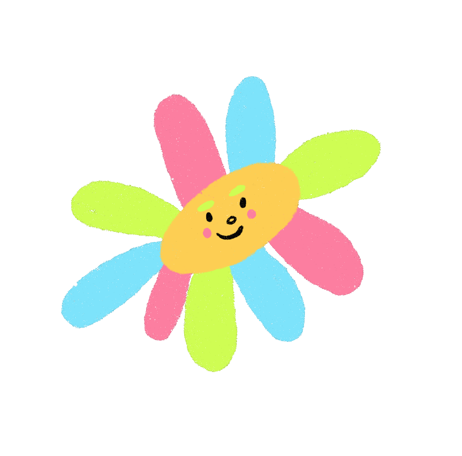 Happy Flower Power Sticker by Julia Gluyas for iOS & Android GIPHY