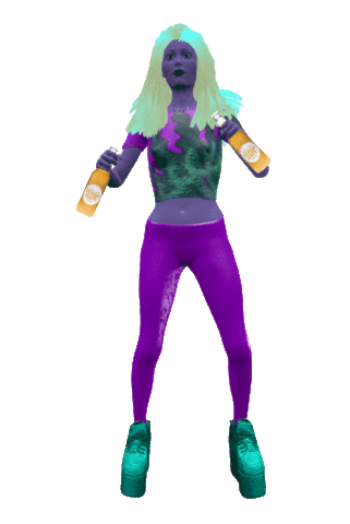 Yerba Mate Dancer Sticker by White Label Yerba Mate Soda