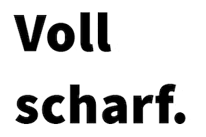 Scharf Sticker by littlelunchsoup