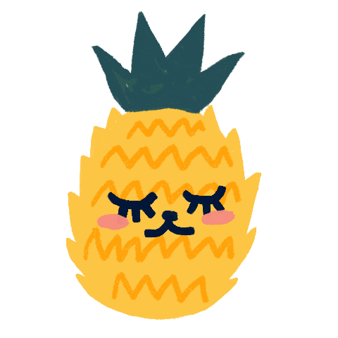 Fox Swimming Sticker by KEROKOO