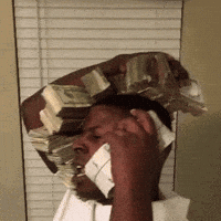 make it rain money GIF