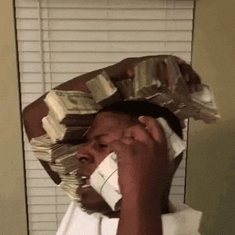 Giphy - make it rain money GIF