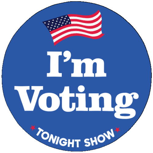 Voting Jimmy Fallon Sticker by The Tonight Show Starring Jimmy Fallon