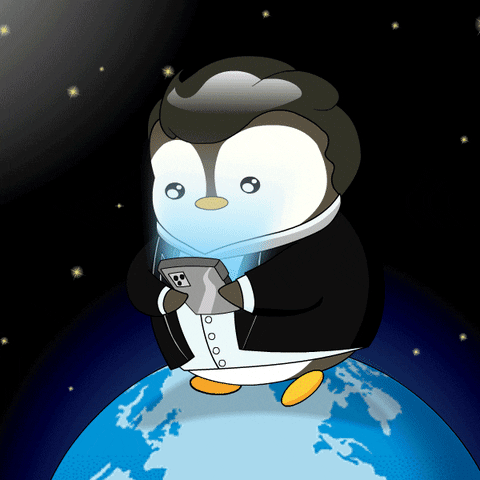 Space X New Post GIF by Pudgy Penguins