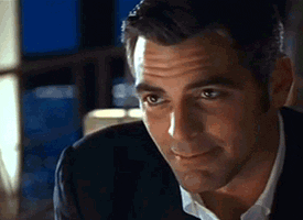 George Clooney-reactie-GIF