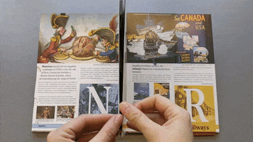 Pop Up Book Printing Press GIF by McGill University Library