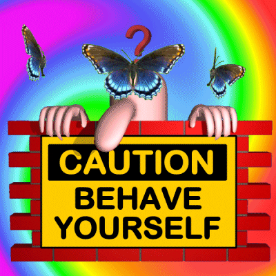 Beware Behave Yourself GIF