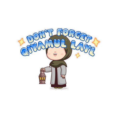 Ramadan Praying Sticker