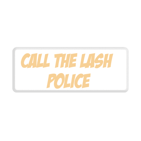 Police Lash Sticker by Forabeli Beauty
