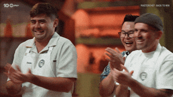 Excited Clapping GIF by MasterChefAU