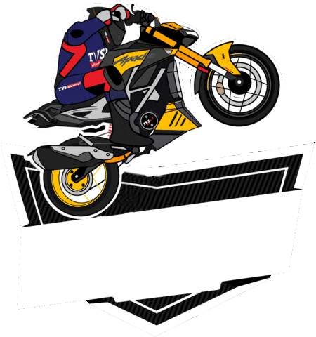 Bike Motorcycle Sticker by TVS Apache Series Official