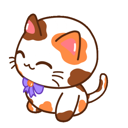 Calico Cat Sticker by shichisōru
