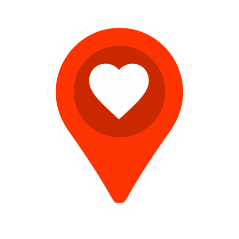 Heart Waypoint Sticker by onX Backcountry