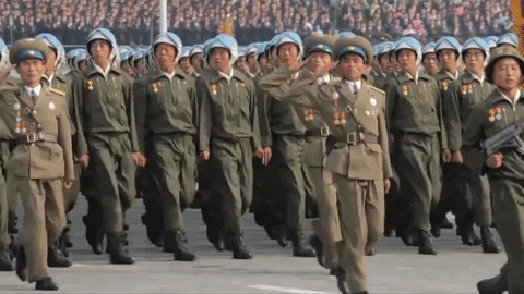 North Korea Parade GIF by The Guardian - Find & Share on GIPHY