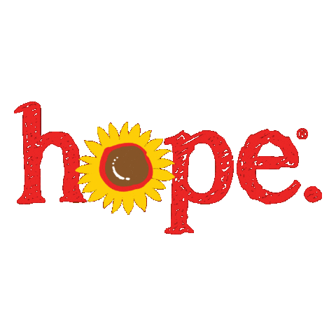 Hope Sunflower Sticker by Prayers From Maria Foundation