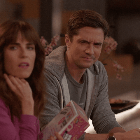 Confused Topher Grace GIF by ABC Network