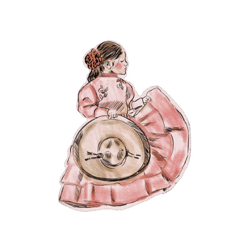 Charro Escaramuza Sticker