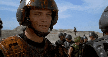 Starship Troopers Thank You GIF