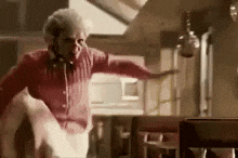 Old Lady Running GIF