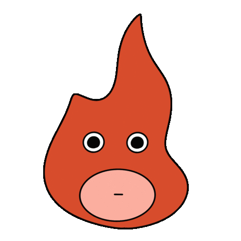 Girl Fire Sticker