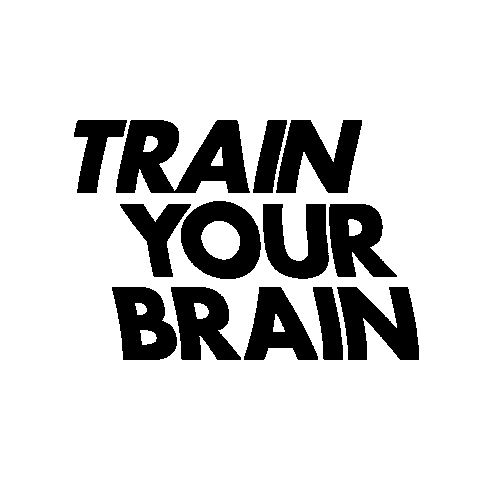 Think Train Your Brain Sticker by skillcourt