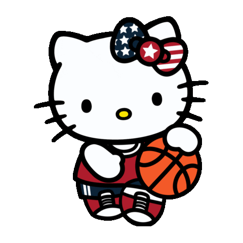 Basketball Olympics Sticker by Hello Kitty