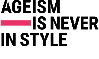 Ageism Is Never In Style Sticker by The Bias Cut