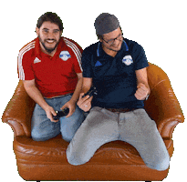GIFFABRIK gif gamer couch zocker Sticker