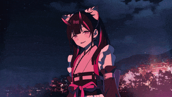 Noi GIF by Cosmic Princess Kaguya! official