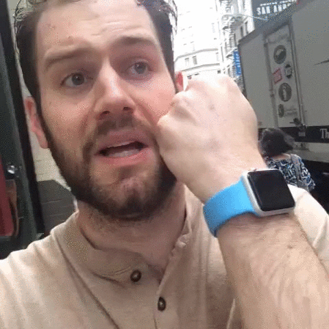 apple watch show off GIF