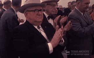 Old Man Applause GIF by Texas Archive of the Moving Image