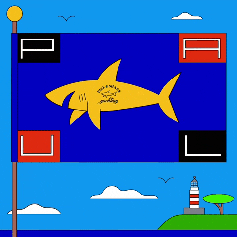 Flag Shark GIF by Paul&Shark