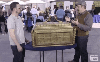 Inspired Indiana Jones GIF by ANTIQUES ROADSHOW | PBS