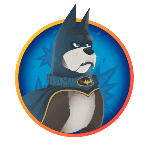 犬 Serious Face Sticker by DC League of Super Pets Japan