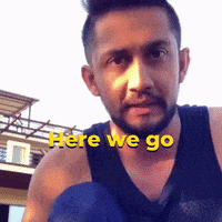Here We Go GIF by Digital Pratik