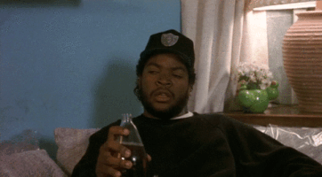 Frustrated Ice Cube GIF