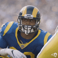 Looking National Football League GIF by Los Angeles Rams