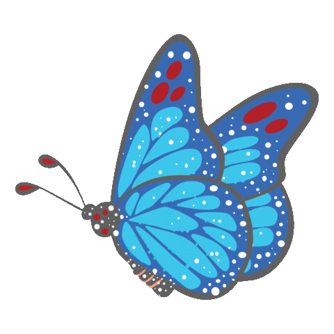 Butterfly Papillon Sticker by OPI Schweiz