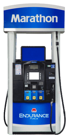 Marathon Fuel Sticker